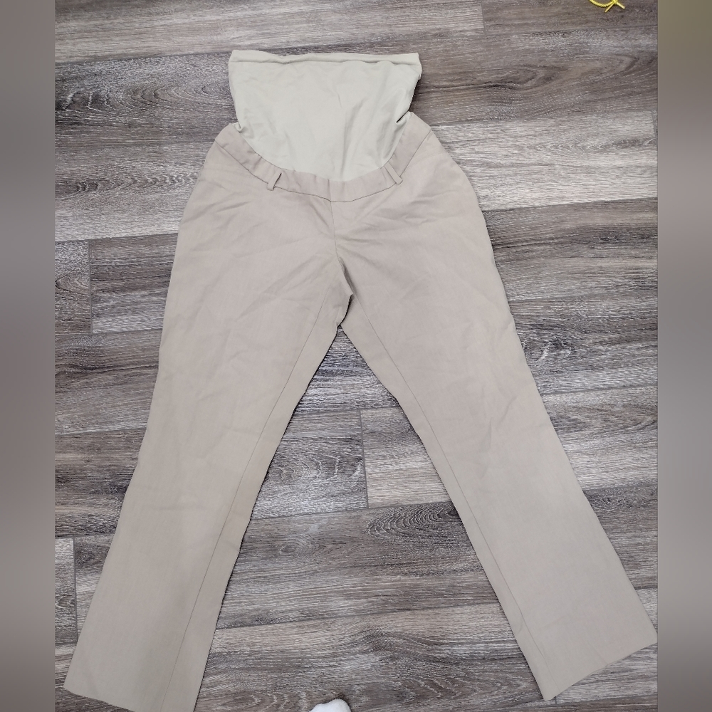 Motherhood Maternity Khaki Trousers Size PM